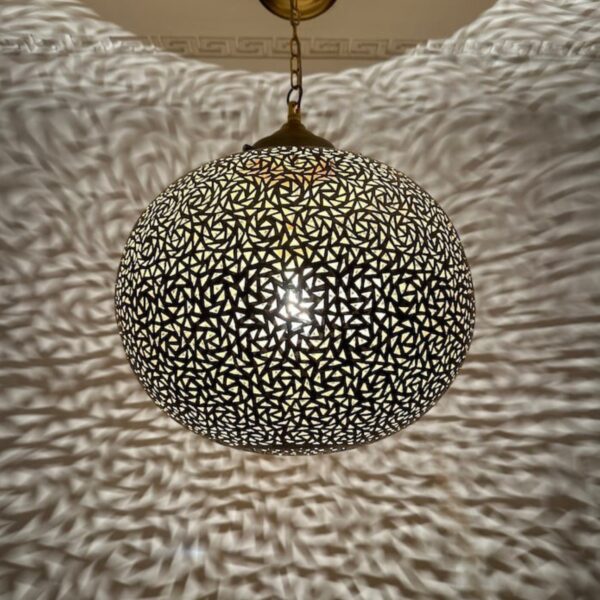 Handcrafted Brass Moroccan Hanging Light