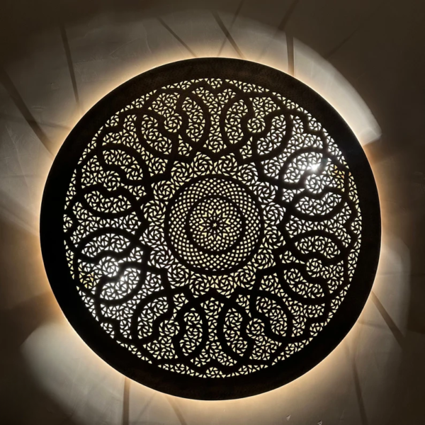 Moroccan Brass Wall Light