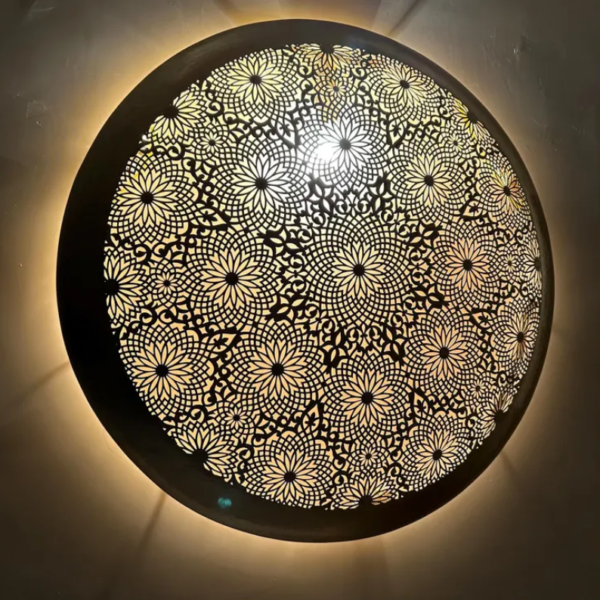 Moroccan Brass Wall Light