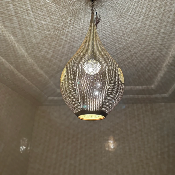 Handcrafted Brass Moroccan Hanging Light