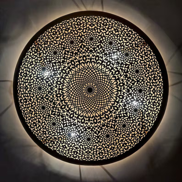 Moroccan Brass Wall Light
