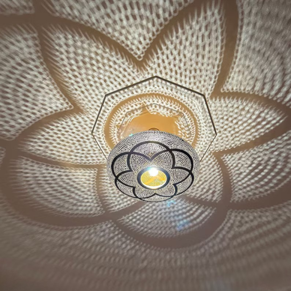 Handcrafted Brass Moroccan Hanging Light