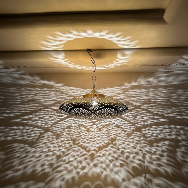 Handcrafted Brass Moroccan Hanging Light