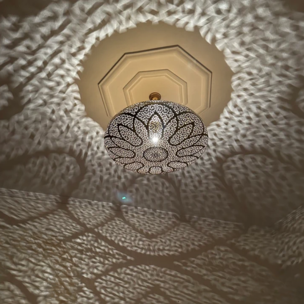 Handcrafted Brass Moroccan Hanging Light