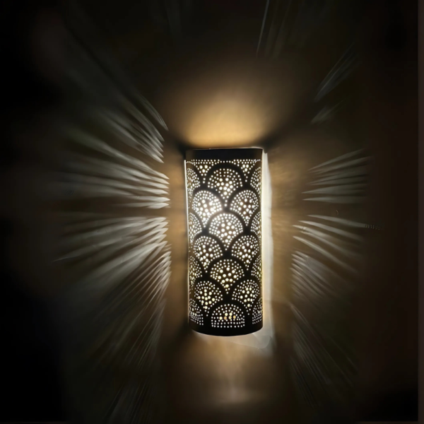 Moroccan Brass Wall Light