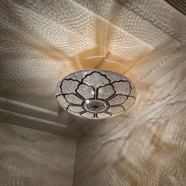 Handcrafted Brass Moroccan Hanging Light