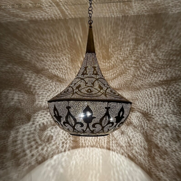 Handcrafted Brass Moroccan Hanging Light
