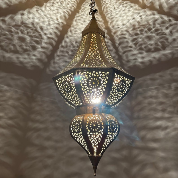 Handcrafted Brass Moroccan Hanging Light
