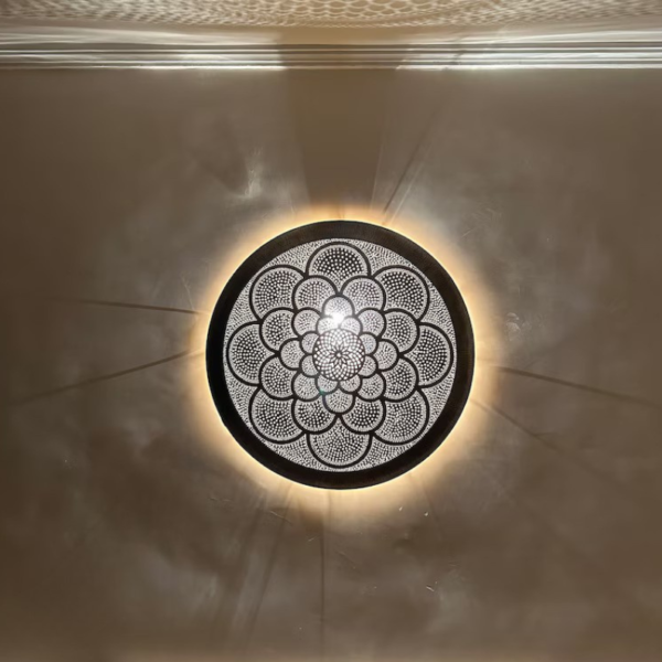 Moroccan Brass Wall Light