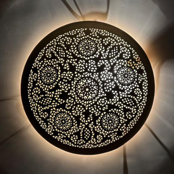 Moroccan Brass Wall Light