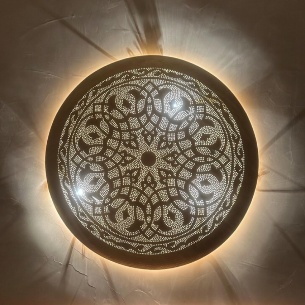 Moroccan Brass Wall Light