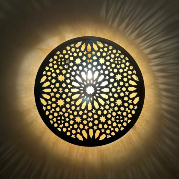 Moroccan Brass Wall Light